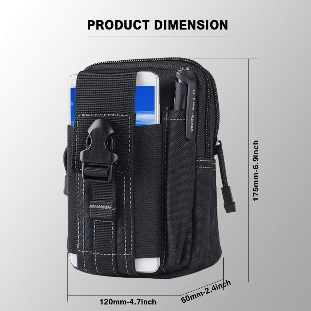 Tactical Molle Belt Pouch Mili - đánh giá và giá Edc Carry Holster