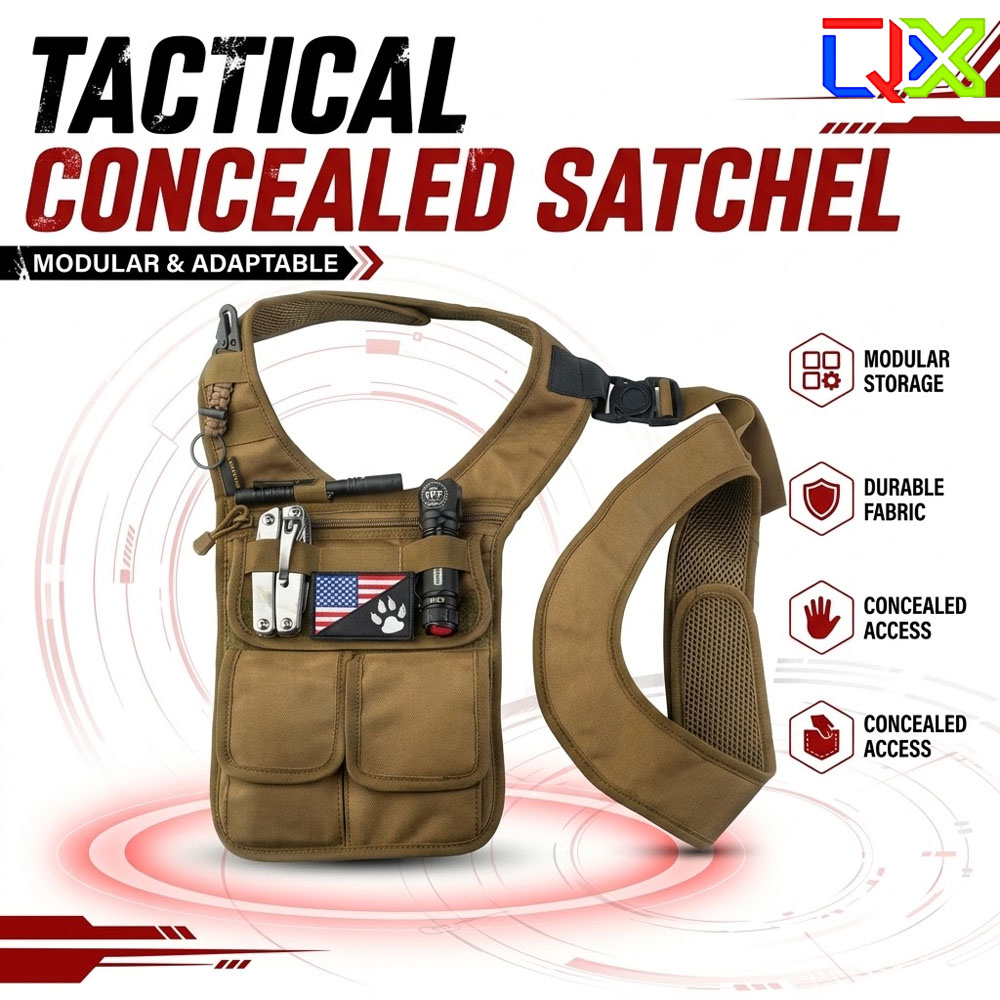 QX Tactical Concealed Satchel  - đánh giá và giá Edc Carry Bag For Men
