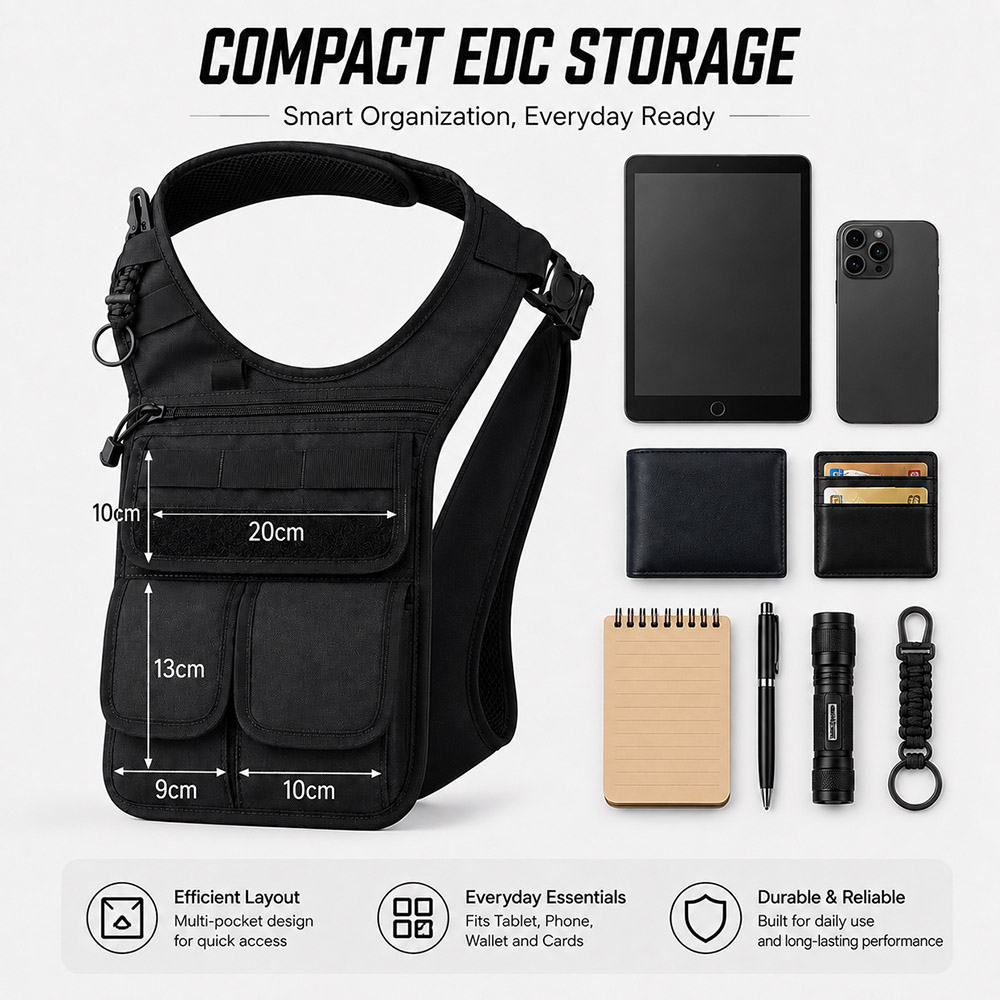 QX Tactical Concealed Satchel  - đánh giá và giá Edc Carry Bag For Men