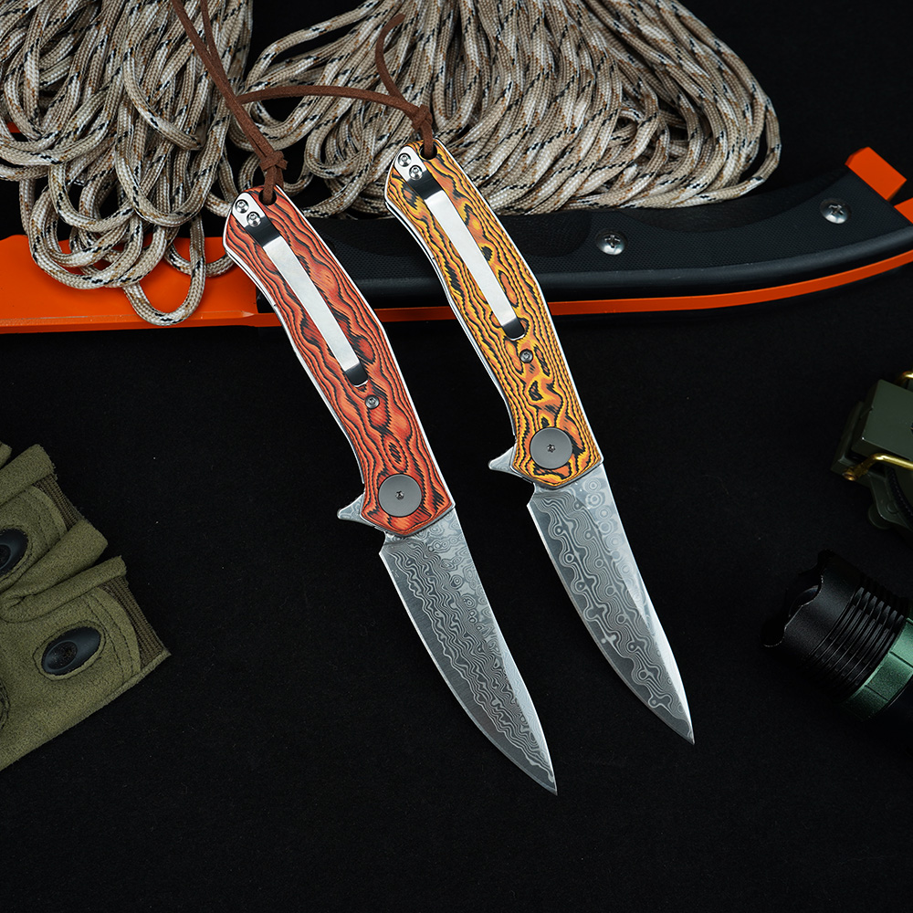 KS 4020 Damascus Knife Portabl - đánh giá và giá Edc Carry For Men
