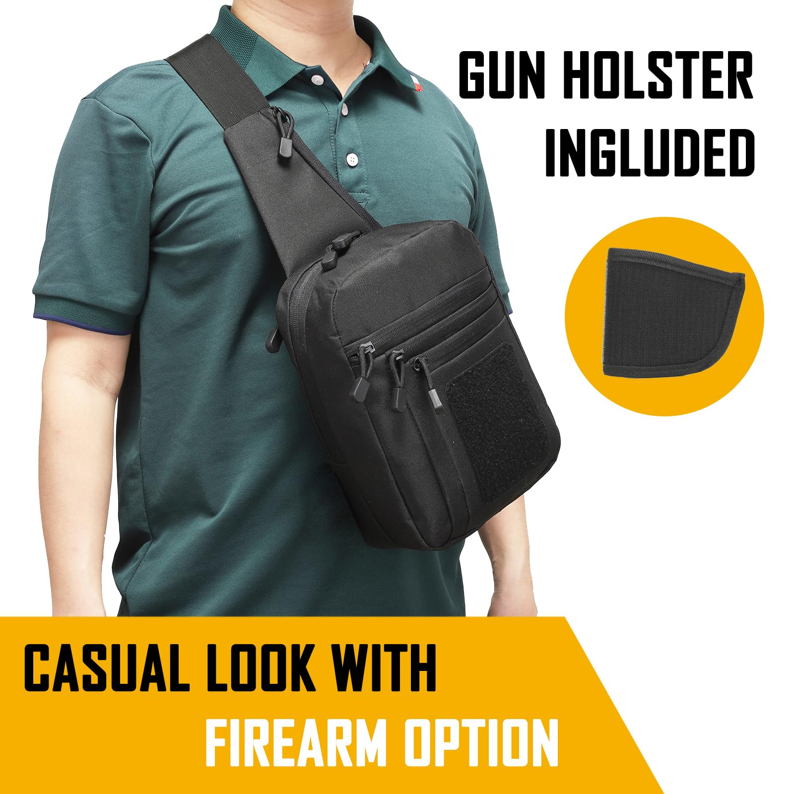 Concealed Carry Crossbody Bag  - đánh giá và giá Edc Carry Bag For Men