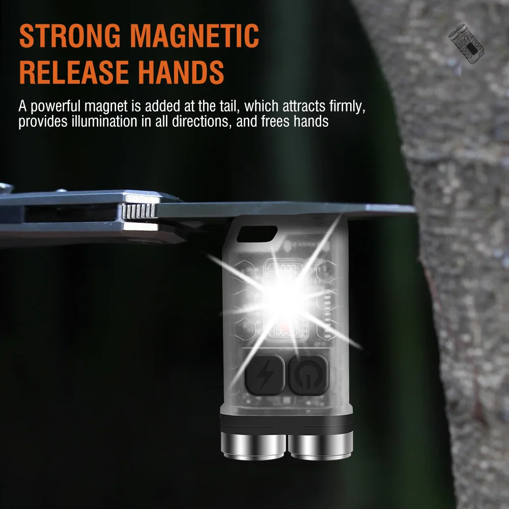 BORUiT V3 LED Móc Khóa Di Động - đánh giá và giá Keychain Flashlight