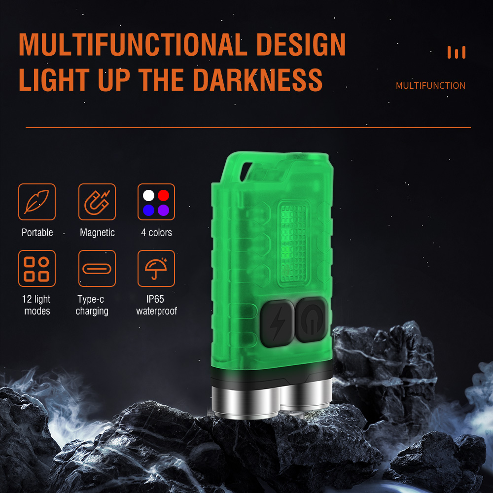 V3 EDC Flashlight Mini Keychai - đánh giá và giá Keychain Flashlight