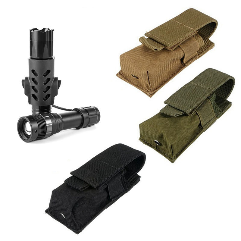Tactical Molle Flashlight Pouc - đánh giá và giá Edc Carry Holster