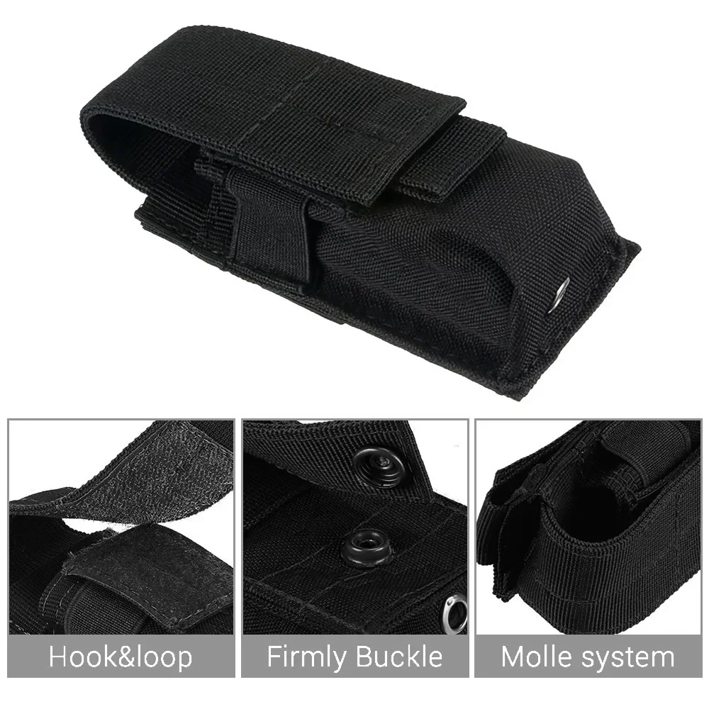 Tactical Molle Flashlight Pouc - đánh giá và giá Edc Carry Holster