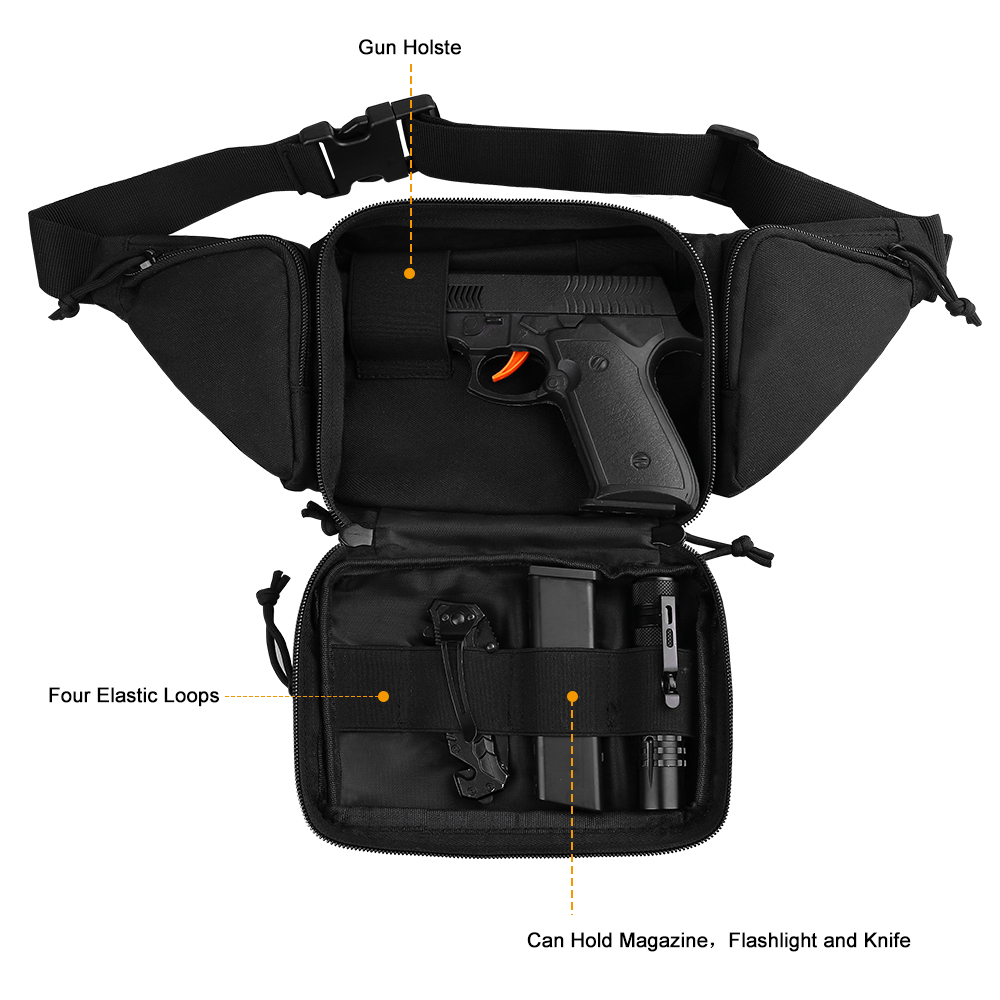 Hunting waist bag, waist belt, - đánh giá và giá Edc Carry Holster