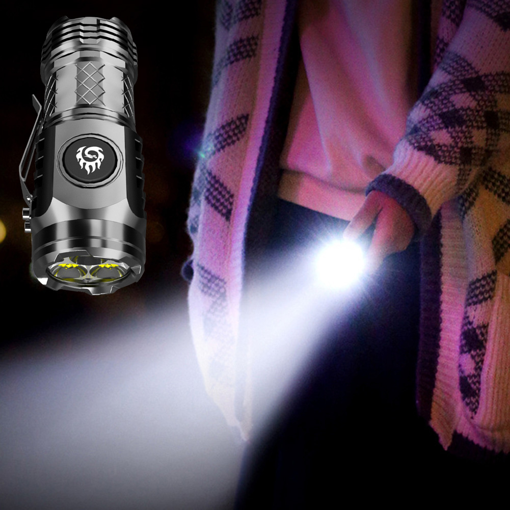 High Strong Power Tactical Fla - đánh giá và giá Keychain Flashlight