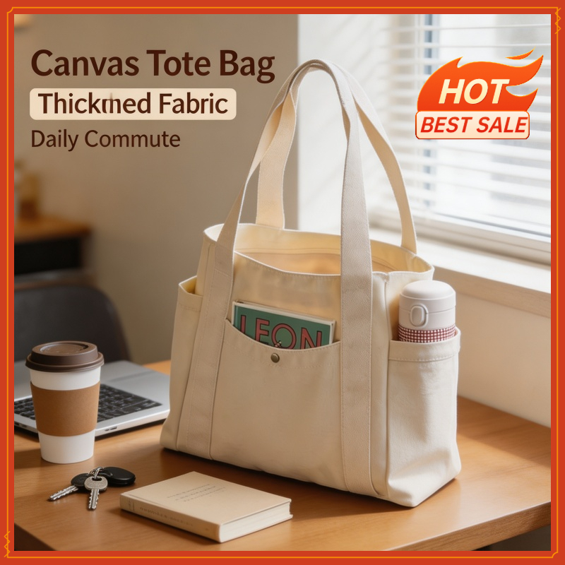 Large Capacity Canvas Tote Bag - đánh giá và giá Edc Carry Bag